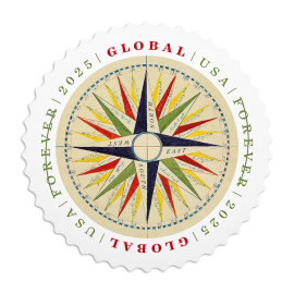 Global: 1794 Compass Rose Stamps