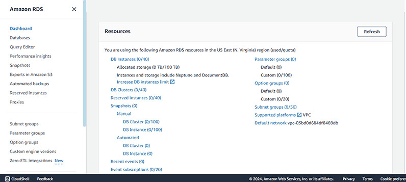 Amazon-RDS-Management-Console