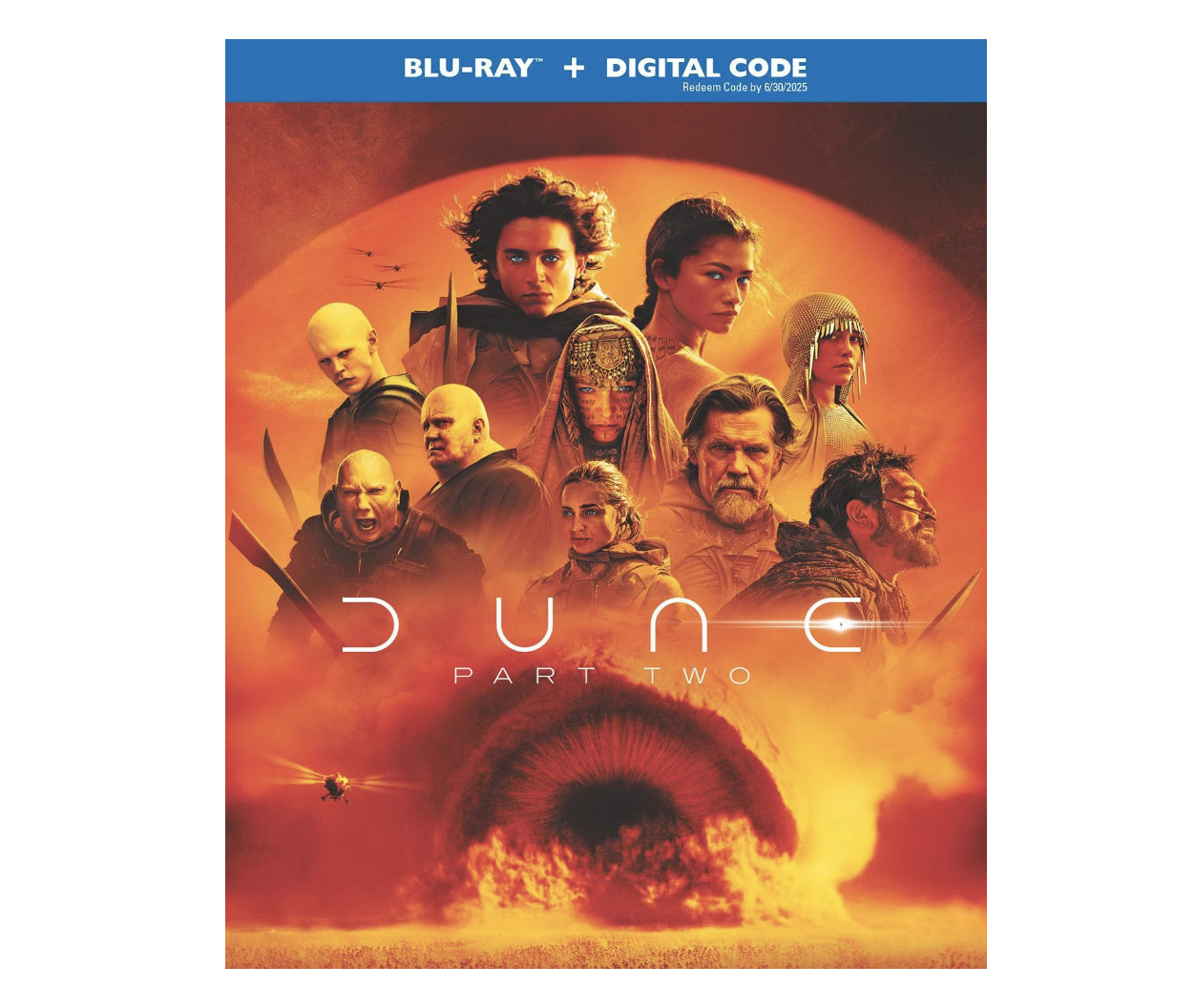 Dune Part Two Blu-ray and Digital Packaging on Amazon