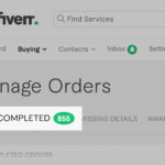 Fiverr – Completed orders