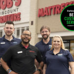Bob's Discount Furniture Team Celebrating Customer Service Excellence