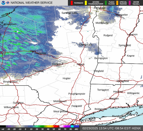 Albany, NY Radar Image