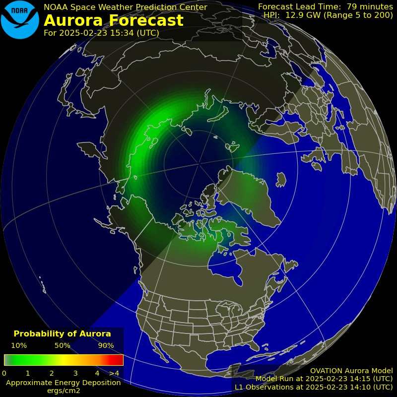 Aurora Forecast from SWPC