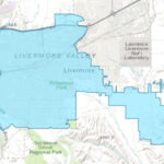 Map of Cal Water Service Area in Livermore