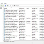 Windows Services List highlighting Alljoyn Router