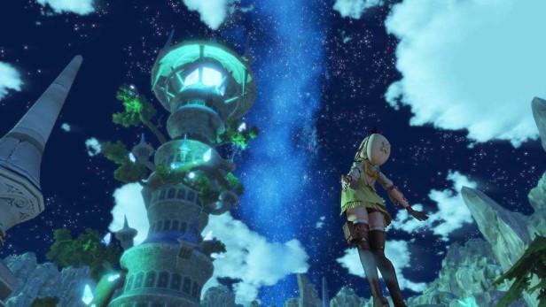 Ryza and her friends exploring the world