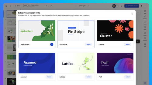 presentation ai editor