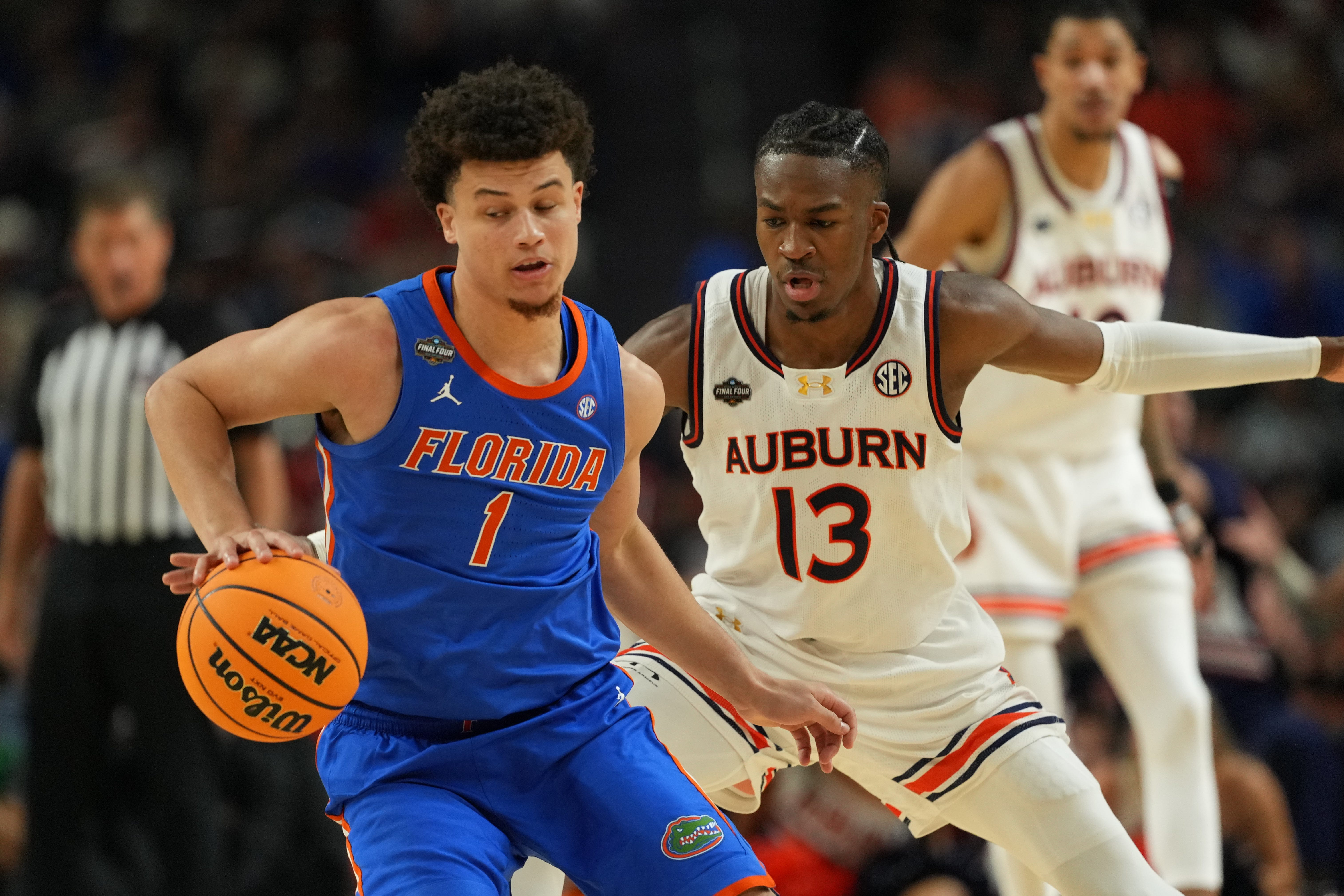 Florida Basketball's Walter Clayton Jr. speaks on the eve of the Gators NCAA Final vs. Houston