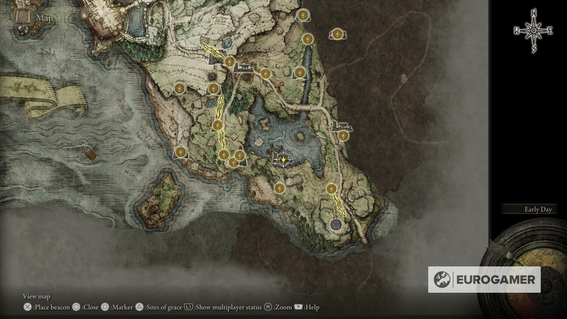 Dragon-Burnt Ruins Location Elden Ring