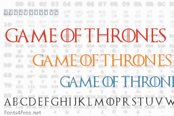 Game of Thrones Font