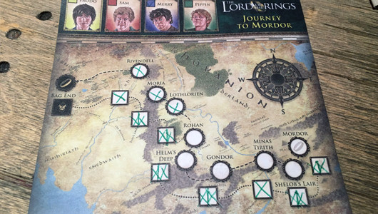 Lord of the Rings Journey to Mordor Game Tear Away Pad Sheets