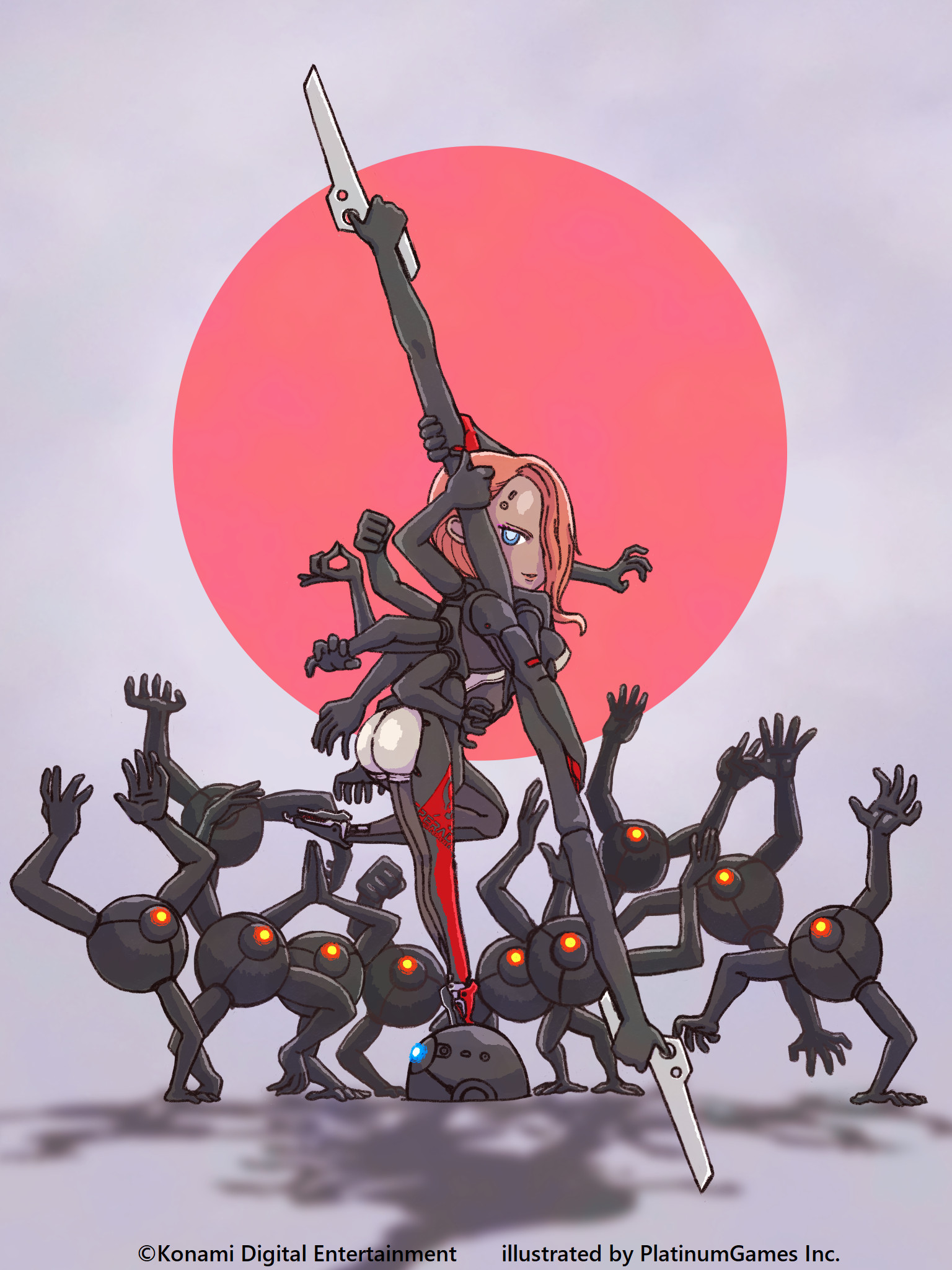 Mistral and Dwarf Gekkos from Metal Gear Rising: Revengeance