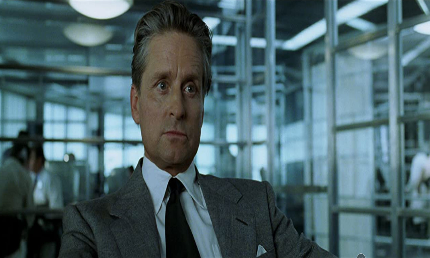 Michael Douglas signing up for The Game (1997)