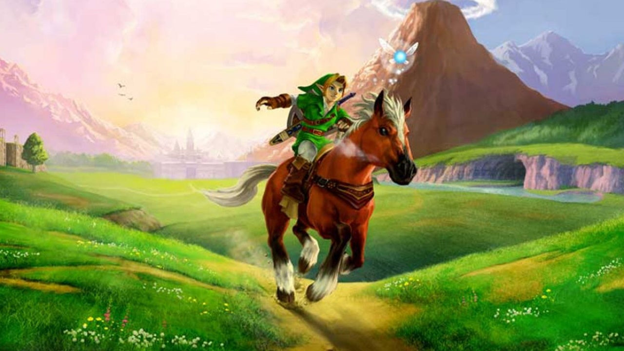 Link Holding the Ocarina of Time