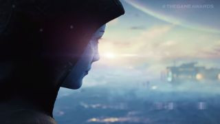 A screenshot of Liara in the upcoming PS5 game, Mass Effect 5