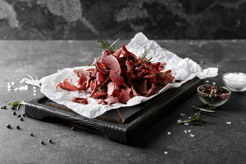 Old-fashioned beef jerky