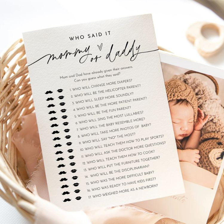 baby shower games