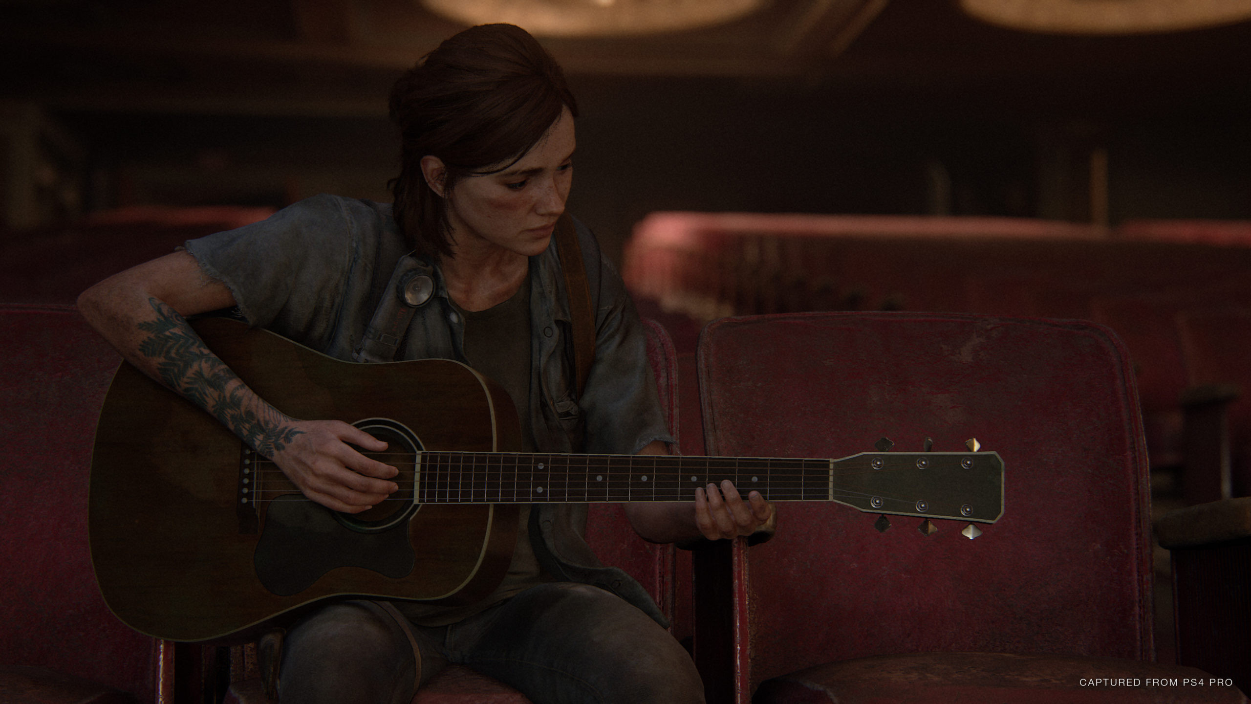 Ellie Playing Guitar