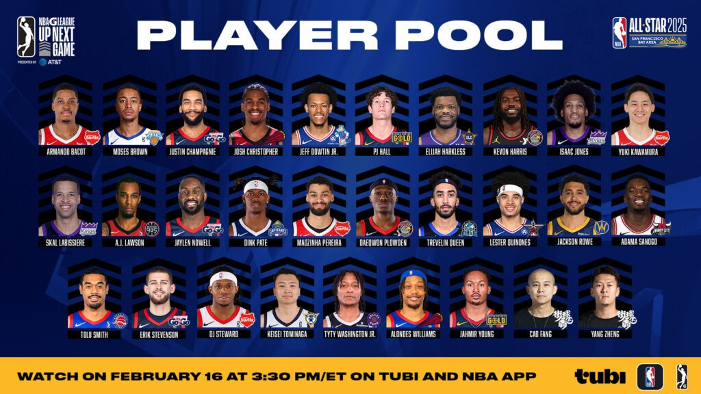 Up Next Game Player Pool