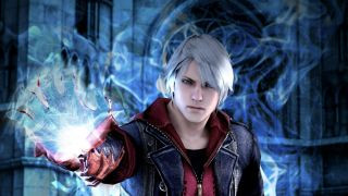 Dante using magic in DmC: Devil May Cry
