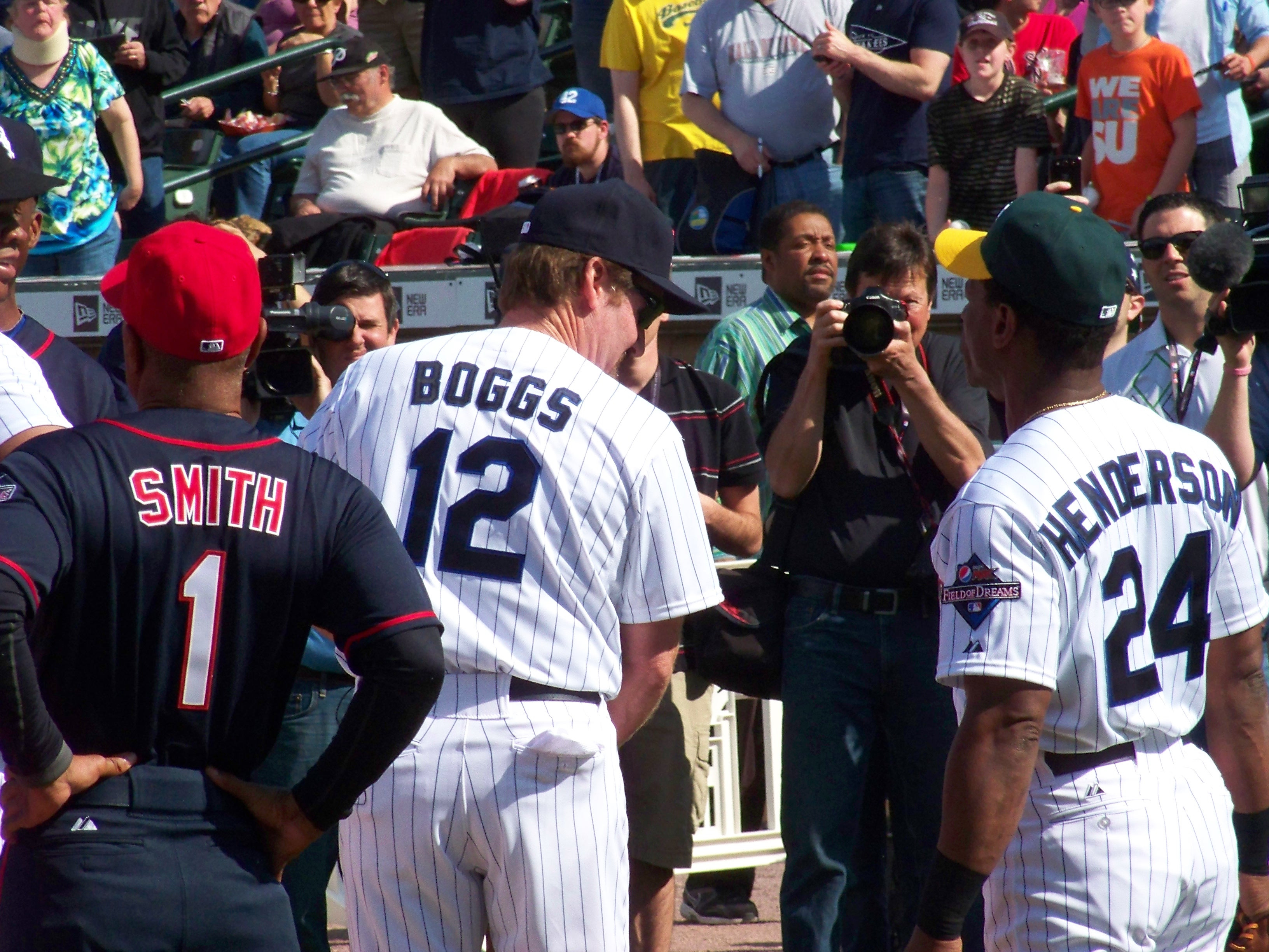 Ozzie Smith, Wade Boggs and Rickey Henderson Hall of Famers