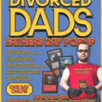 Divorced Dads Popup Card Display at Hobbiesville in Toronto