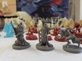 Castle Ravenloft board game setup