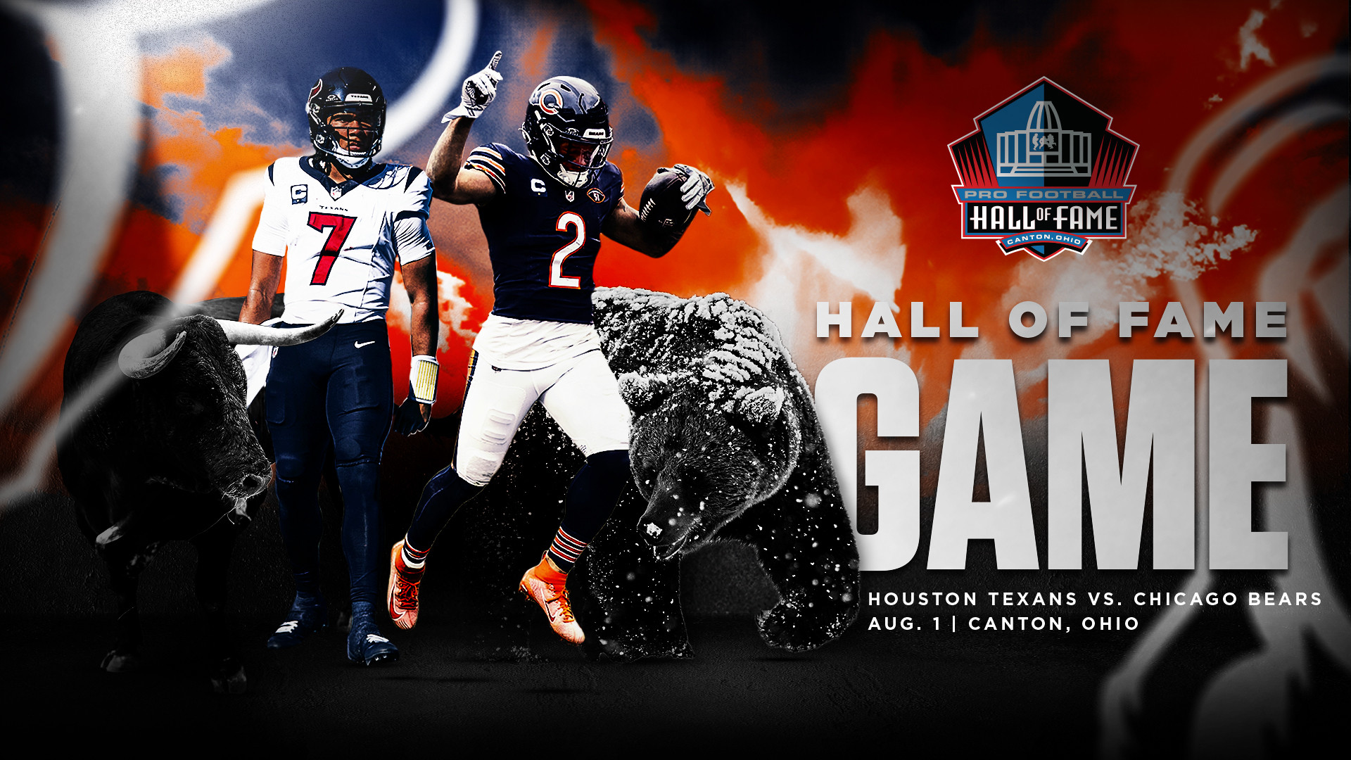Andre Johnson, Devin Hester, Steve McMichael, and Julius Peppers will be enshrined in Canton.