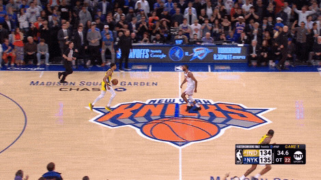 Andrew Nembhard layup in overtime