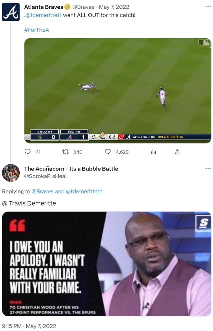 Shaquille O'Neal saying I wasn't familiar with your game