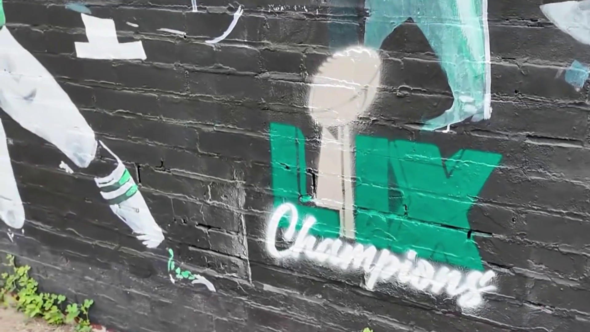 Mural of Jalen Hurts, Philadelphia Eagles Quarterback