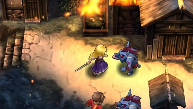Jeanne transforming in Jeanne D'Arc PSP