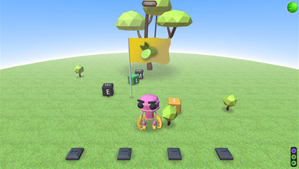 3D Fruit Words Game.