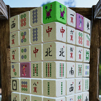 3D Mahjong Tower game