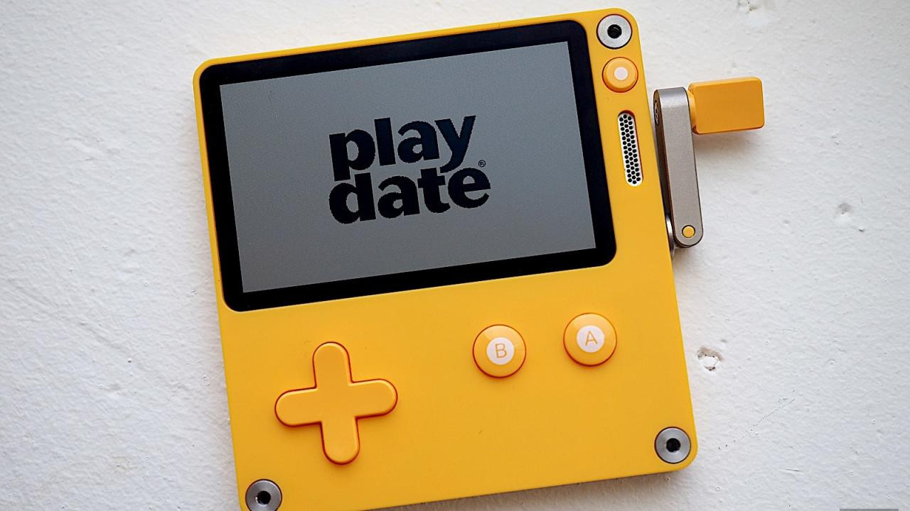 Playdate gaming handheld