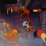 Dirk the Daring faces a monstrous foe in Dragon's Lair