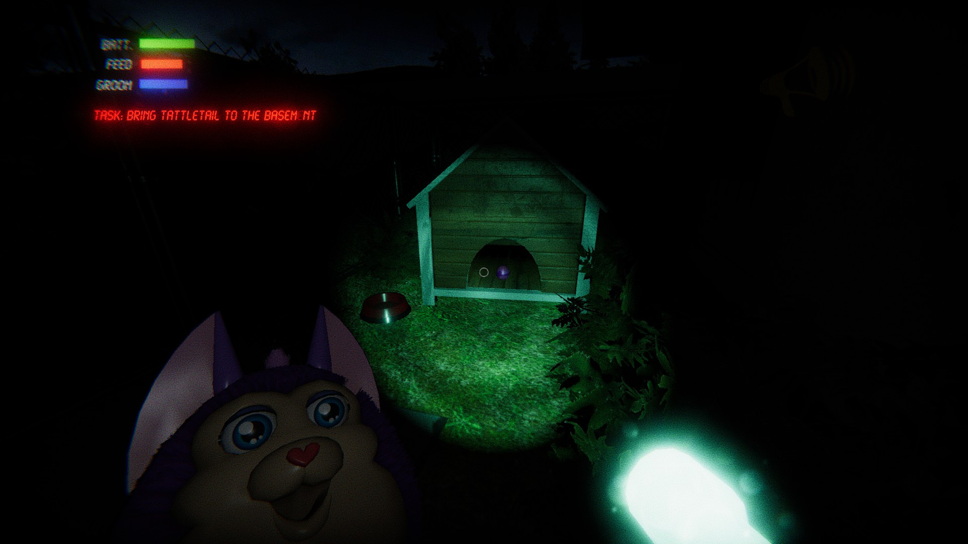 Tattletail egg location inside the dog house outside the house