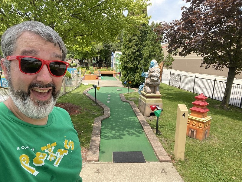 Sorta a far east theming to the obstacles next to #4