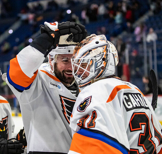 Garrett Wilson celebrating his milestone game