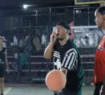Messiah Hailemeskel acting as a referee
