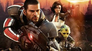 Shepherd, Miranda and Thane during one of the best RPGs, Mass Effect 2.
