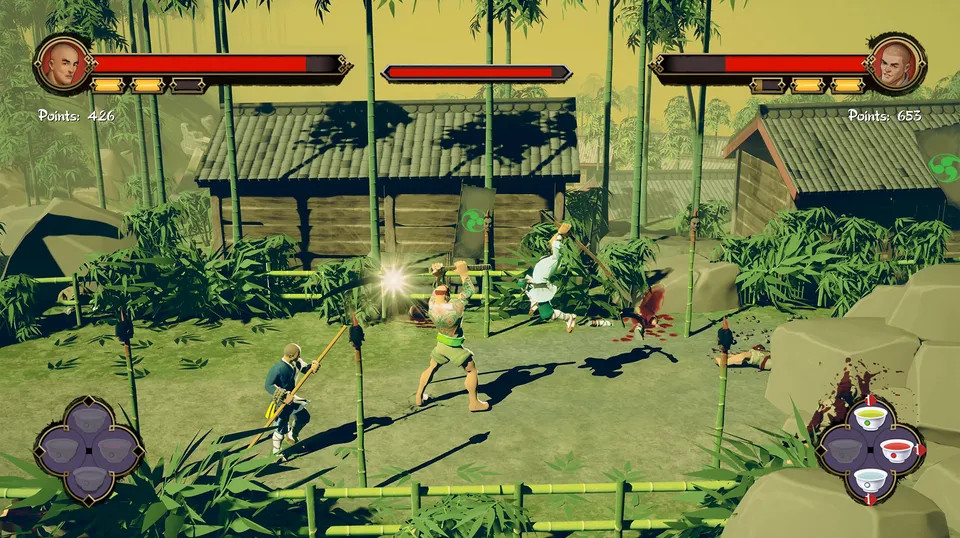 9 Monkeys of Shaolin Gameplay