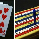 Playing card in hand