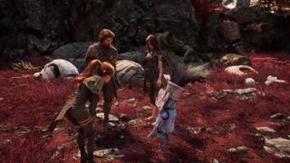 The party meeting a creature in Clair Obscur: Expedition 33