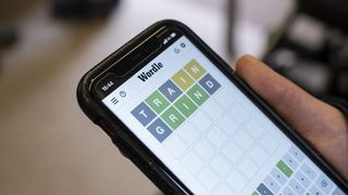 Wordle on a phone