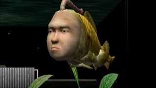 A fish with a man face in Seaman, one of the best Dreamcast games.