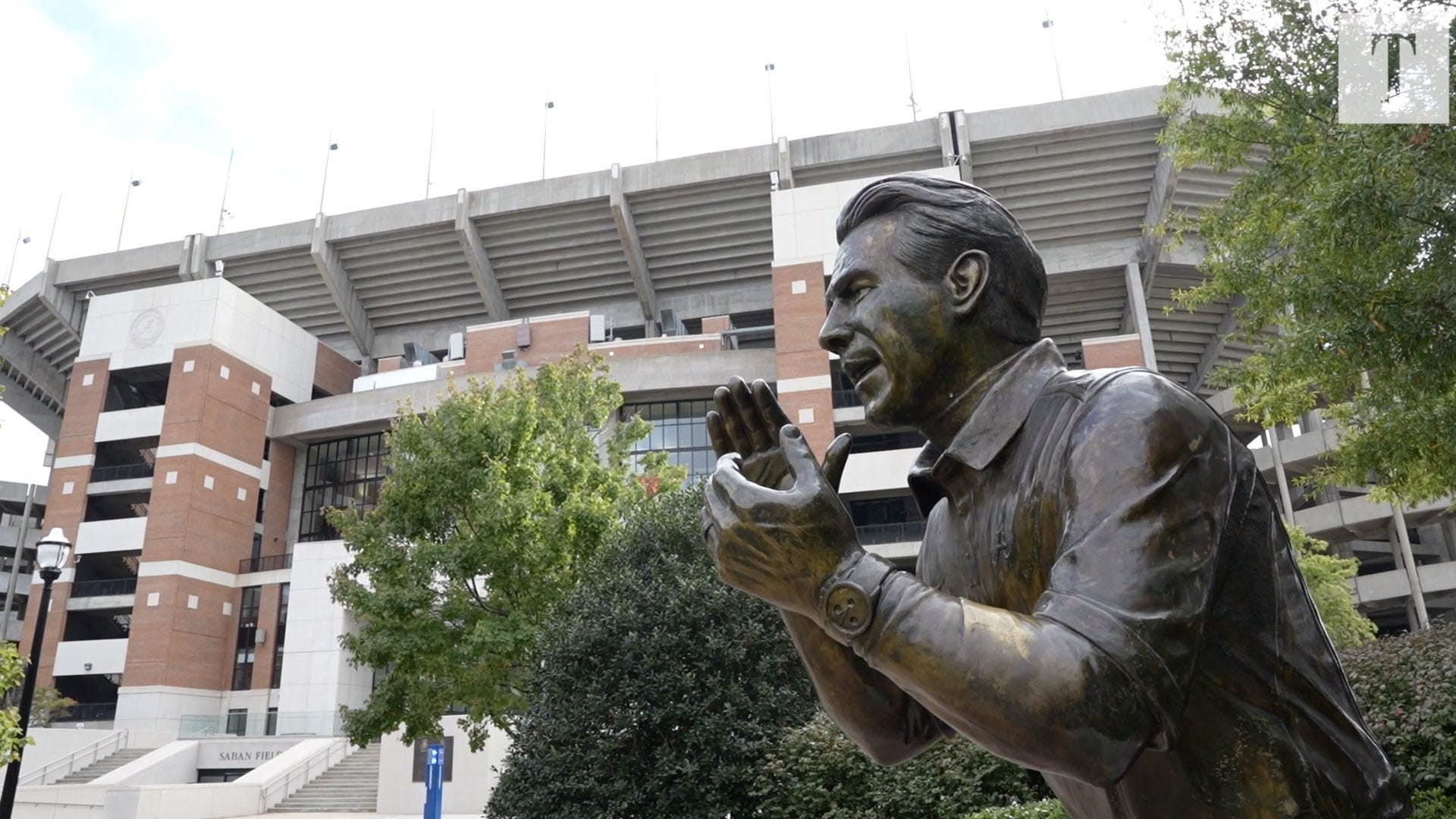 Bryant-Denny Stadium Walk of Champions Banners