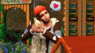 A household living their daily lives in The Sims 4.
