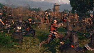 Liu Bei, Zhang Fei, and Guan Yu in Total War: Three Kingdoms