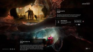 The Alters game screenshot showing characters exploring a desolate planet.
